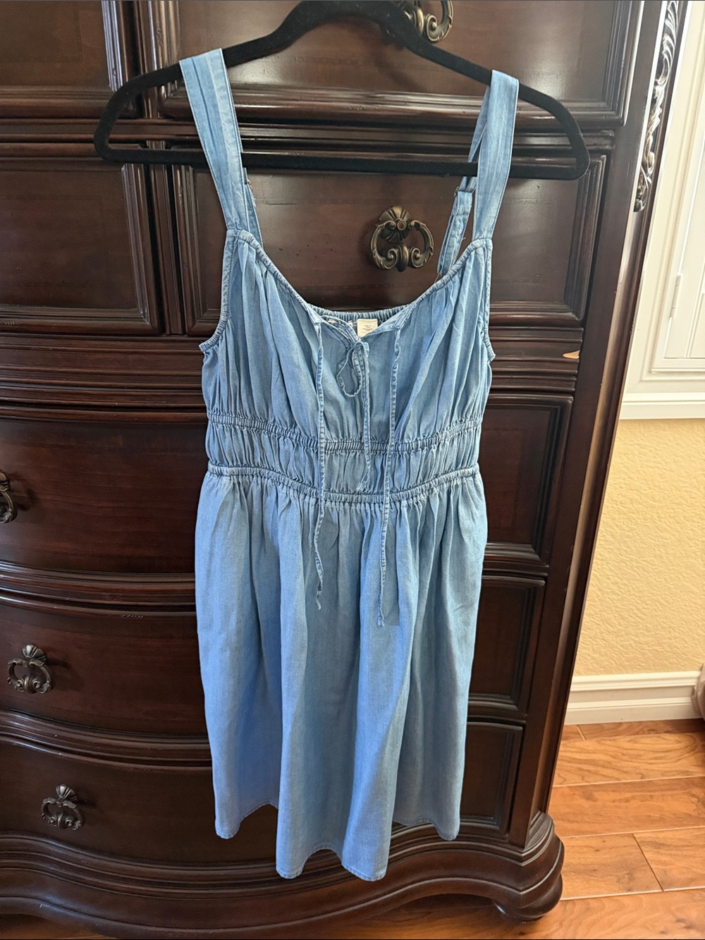 Levi's Light Wash Denim Sundress with Adjustable Straps